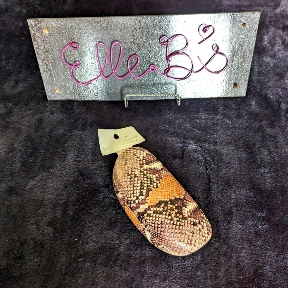 NWT A New Day Snakeskin Glasses Case